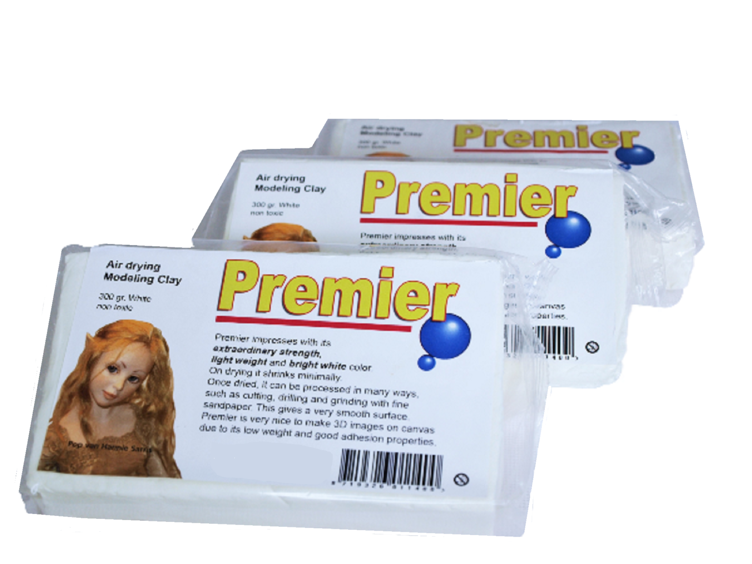 Premier self-dry clay 300g (11 oz) - PRODOLLS